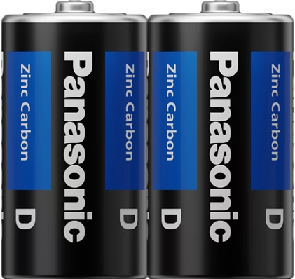Батарейка Panasonic General Purpose Zinc Carbon D2 (R20UPT/2S) фото1