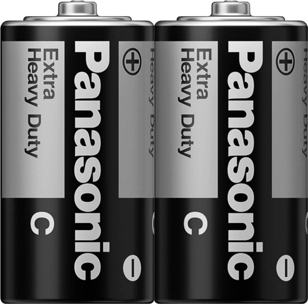 Батарейка Panasonic Extra Heavy Duty Zinc Carbon C 2 (R14NPT/2S) фото1
