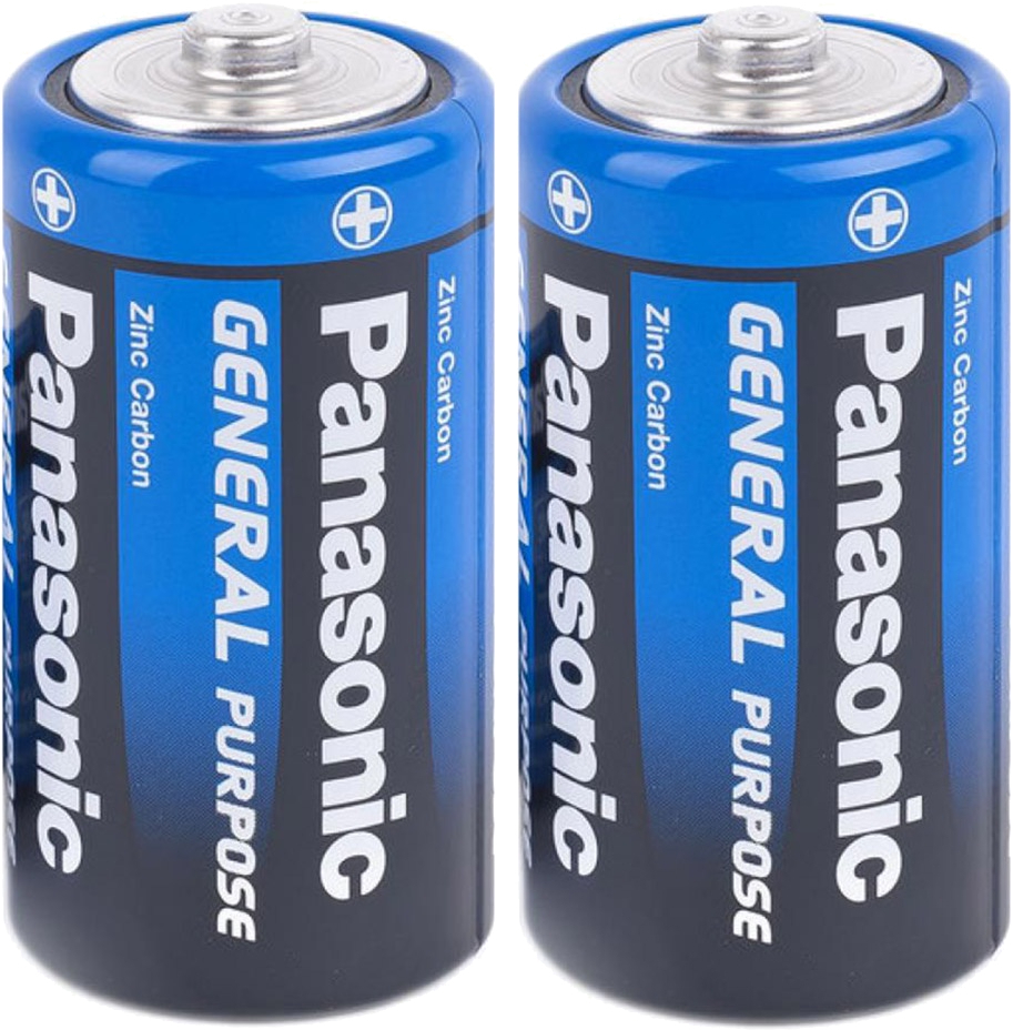Батарейка Panasonic General Purpose Zinc Carbon C2 (R14UPT/2S) фото1
