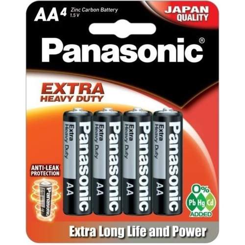Батарейка Panasonic Extra Heavy Duty Zinc Carbon AA 4 (R6NPT/4B)
