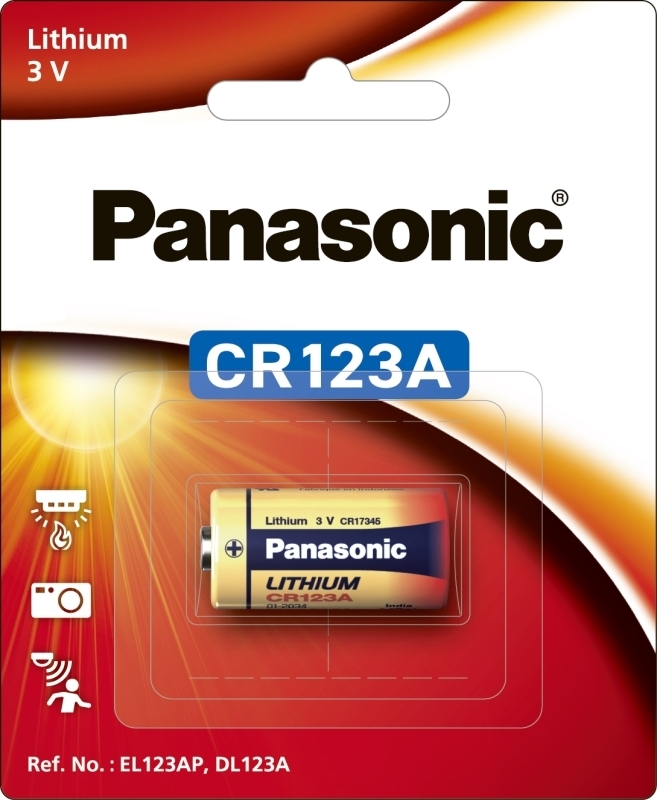 Батарейка Panasonic Lithium (CR-123AW/1BE) фото1