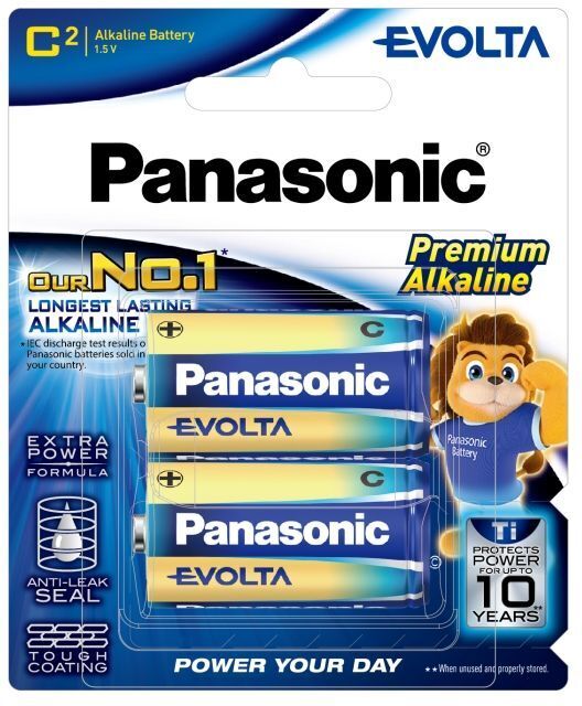 Батарейка Panasonic Alkaline Evolta C 2 (LR14EG/2B) фото1