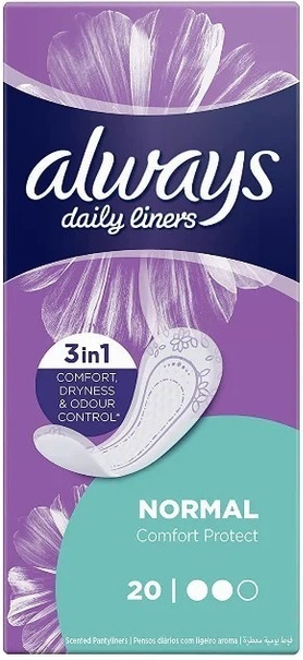 Щоденні прокладки Always Daily Fresh Normal Single ароматизовані 20 штфото1