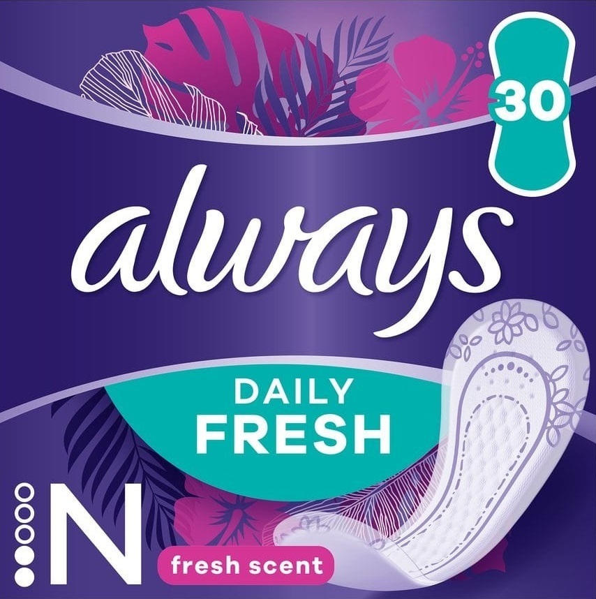 Щоденні прокладки Always Dailies Fresh & Protect Normal ароматизовані 30 штфото1