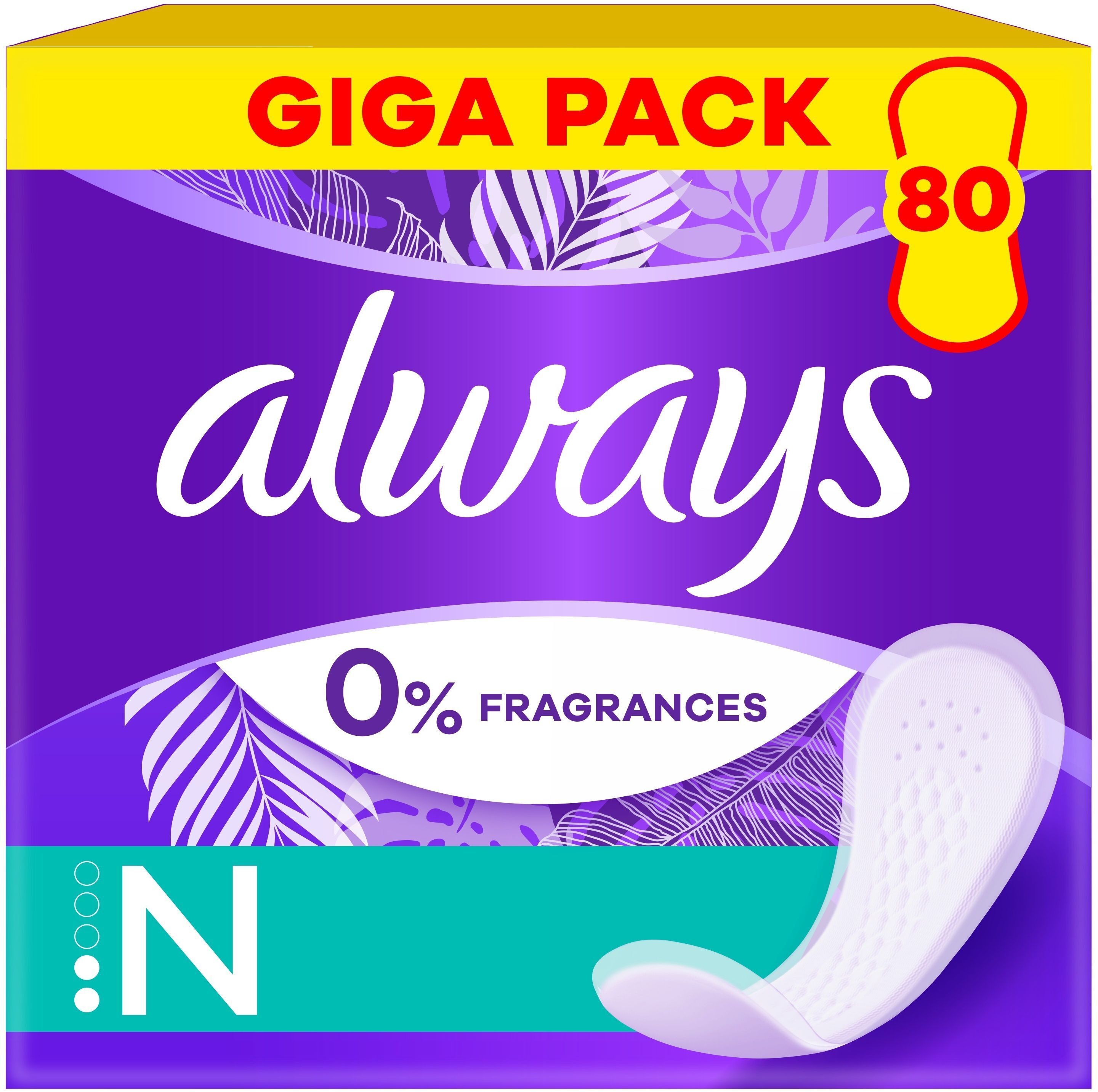 Щоденні прокладки Always Dailies Fresh & Protect Normal 80 штфото1