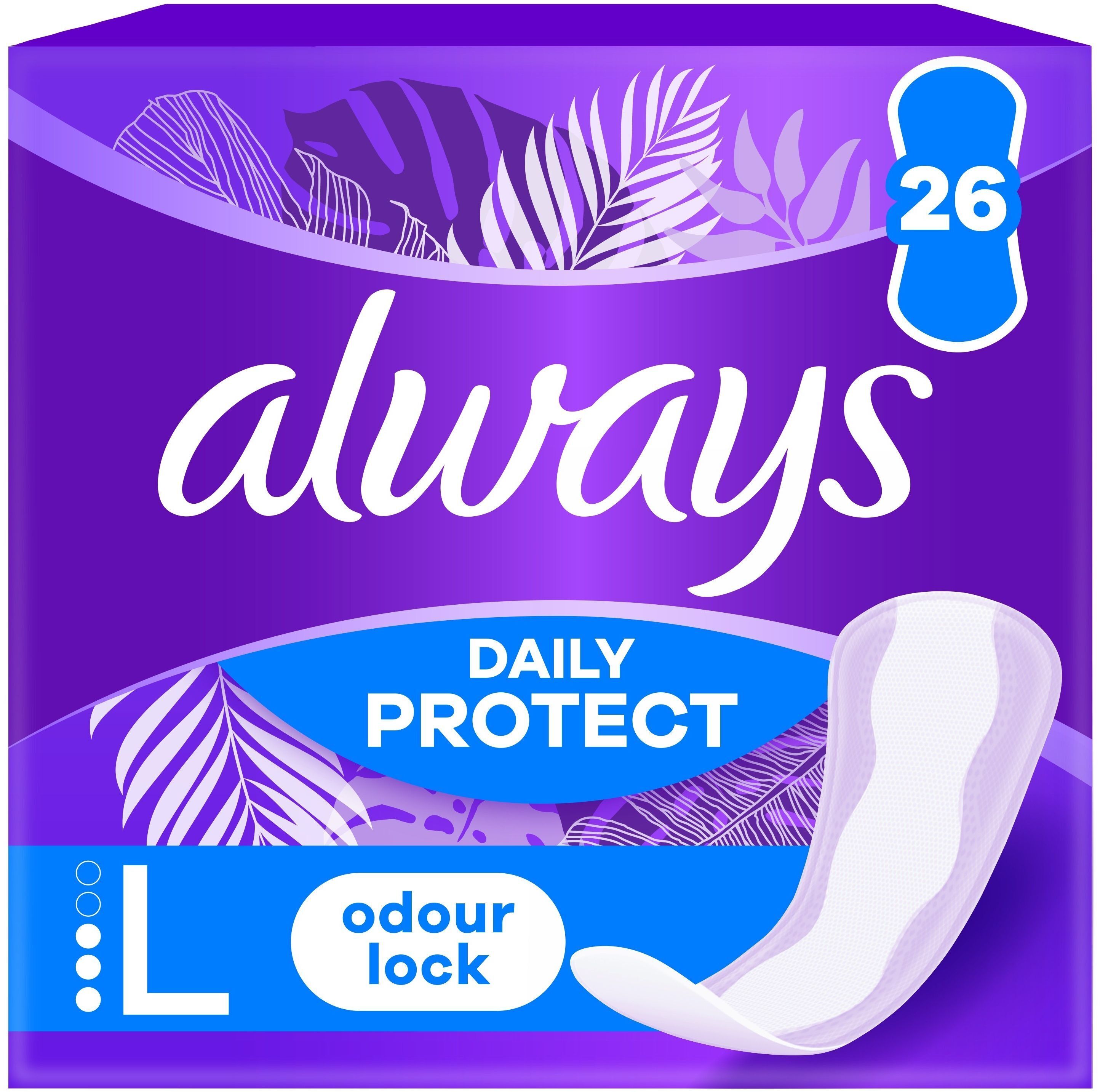 Щоденні прокладки Always Dailies Extra Protect Подовжені 26 штфото1