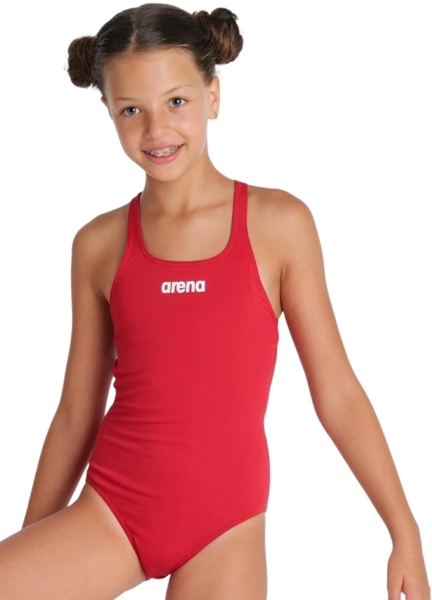 Купальник для девочек Arena Team Swimsuit Swim Pro Solid 004762-450 116 красный фото 