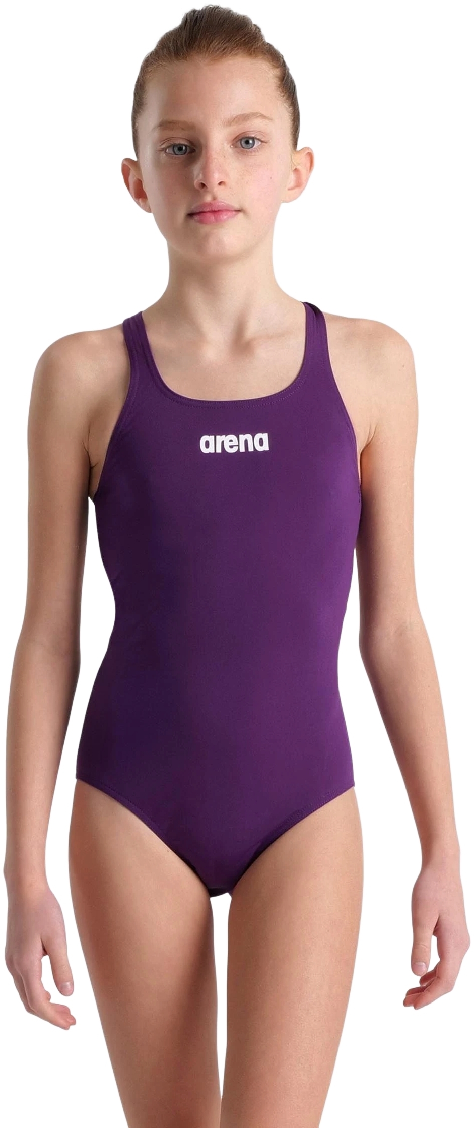 Купальник для девочек Arena Team Swimsuit Swim Pro Solid 004762-911 128 фиолетовый фото 1