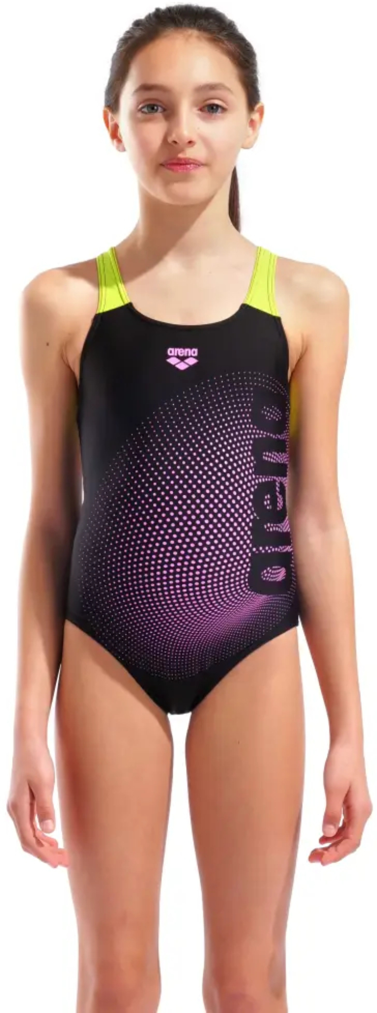 Купальник Arena Dim Light Swimsuit Swim Pro Ba 008104-560 140 желтый/черный фото 1