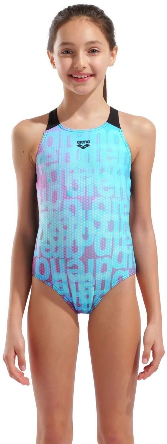 Купальник Arena Multi Colours Swimsuit V Back 009007-509 164 черный/голубой