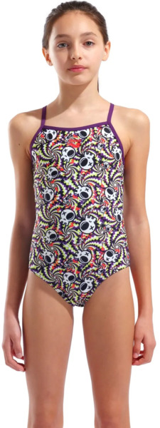 Купальник Arena Fun Skulls Swimsuit Lightdrop 010284-590 128 мультиколор фото 