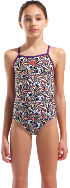 Купальник Arena Fun Skulls Swimsuit Lightdrop 010284-590 152 мультиколор фото 