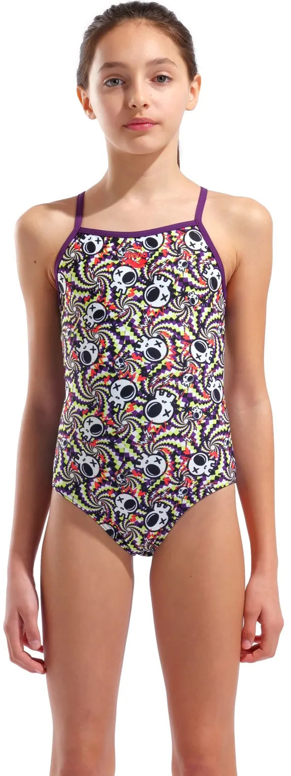 Купальник Arena Fun Skulls Swimsuit Lightdrop 010284-590 164 мультиколор фото 1