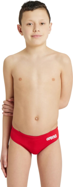 Плавки-слипы Arena Boy'S Team Swim Briefs Solid 004774-450 140 красные/белые фото 