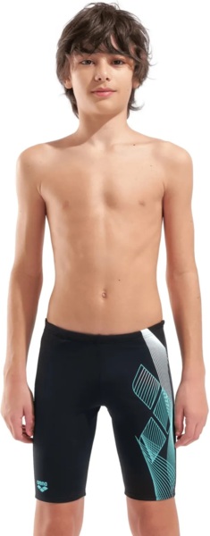 Плавки-шорты для мальчиков Arena Sea Water Swim Jammer 008995-508 116 черные/бирюзовые фото