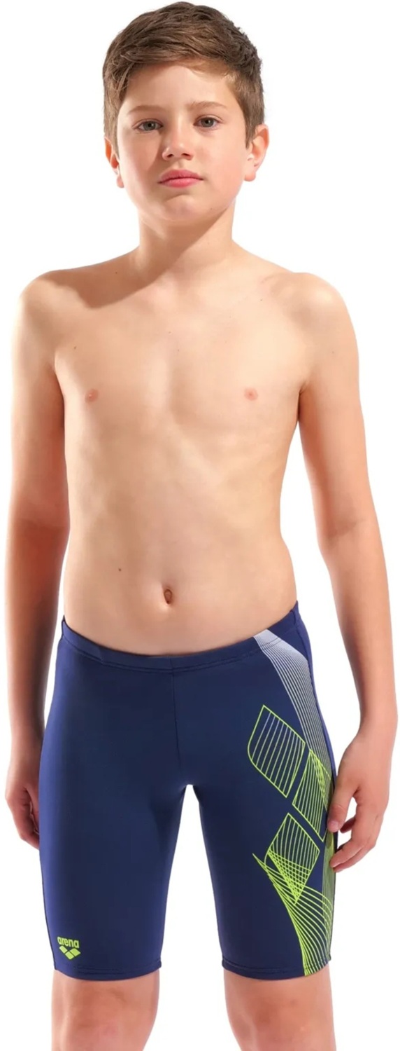Плавки-шорти для хлопчиків Arena Sea Water Swim Jammer 008995-706 128 сині/жовті
