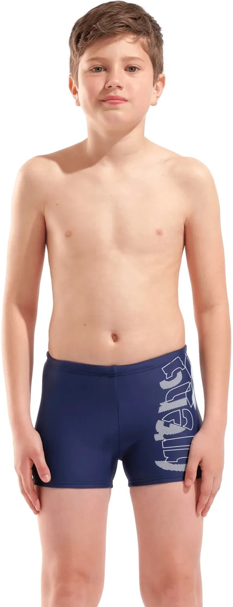 Плавки-шорты для мальчиков Arena Tales Swim Short 009087-701 128 темно-синие/белые фото1