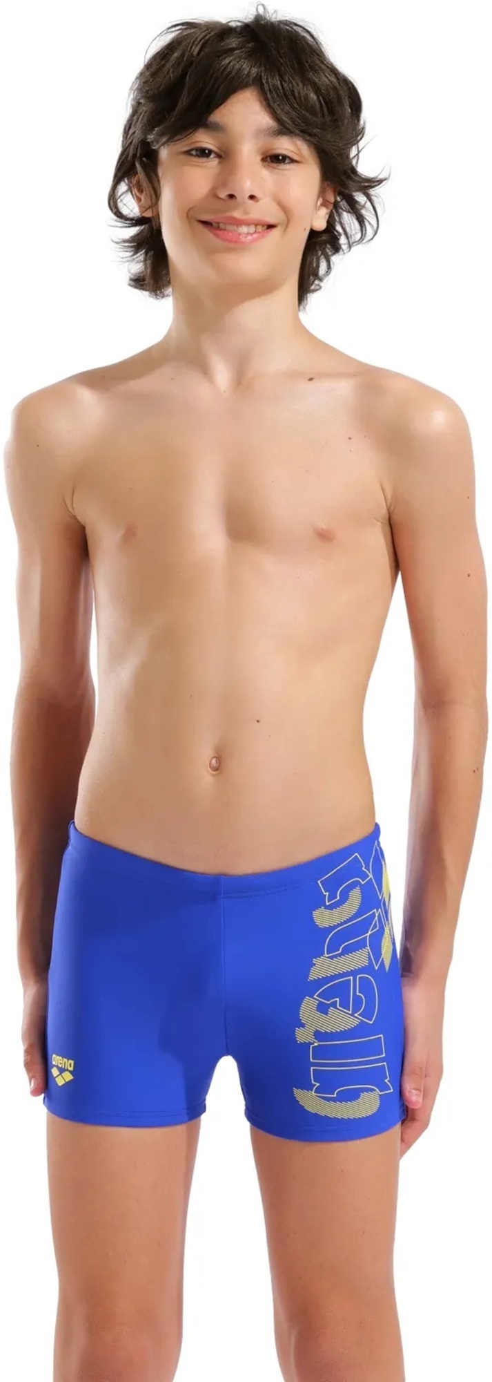 Плавки-шорты для мальчиков Arena Tales Swim Short 009087-802 140 синие/желтые фото1