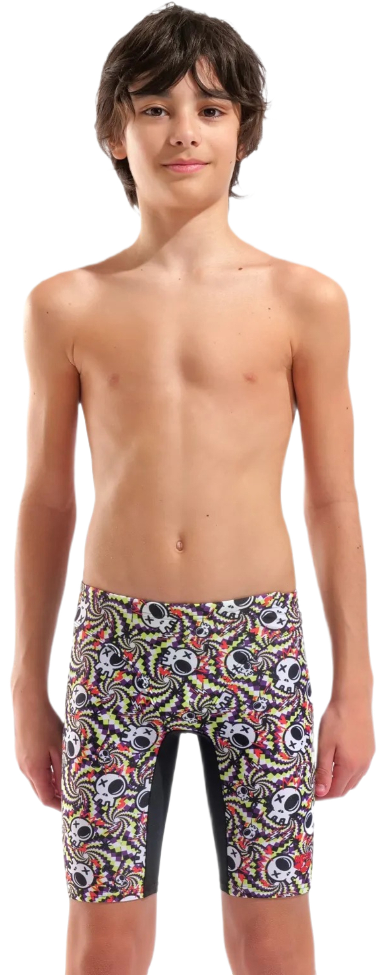 Плавки-шорты для мальчиков Arena Fun Skulls Swim Jammer 010297-550 152 черные фото1