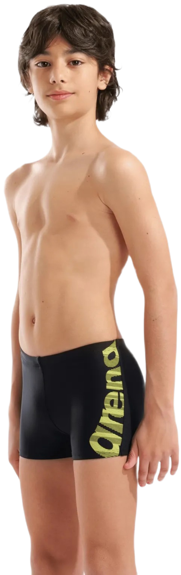 Плавки-шорты для мальчиков Arena Graphic Swim Short 010409-503 152 желтые/черные фото1