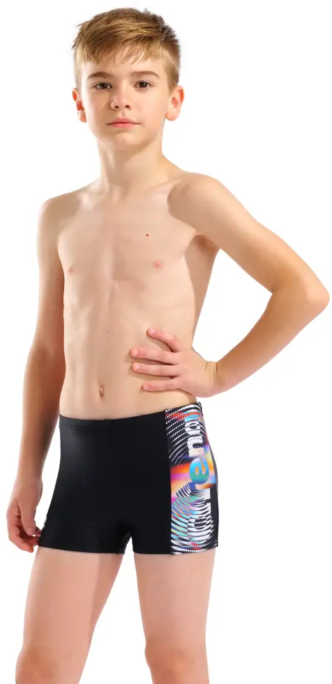 Плавки Arena Lit Logo Swim Short 010692-550 152 черные фото 1