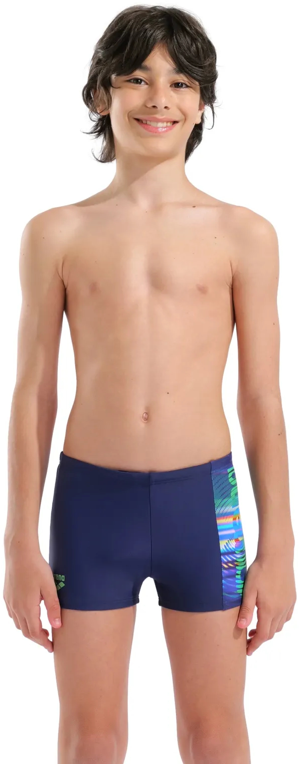 Плавки Arena Lit Logo Swim Short 010692-750 164 темно-синие фото1