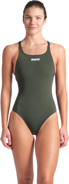 Купальник Arena Team Swimsuit Swim Pro Solid 004760-660 36 оливковый фото