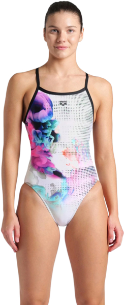 Купальник Arena Airbrush Swimsuit Challenge Ba 007912-510 38 черный/белый фото