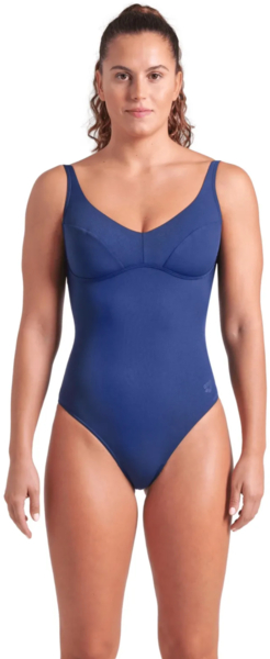 Купальник Arena Swimsuit Victoria U Back Solid 008868-700 42 темно-синій фото