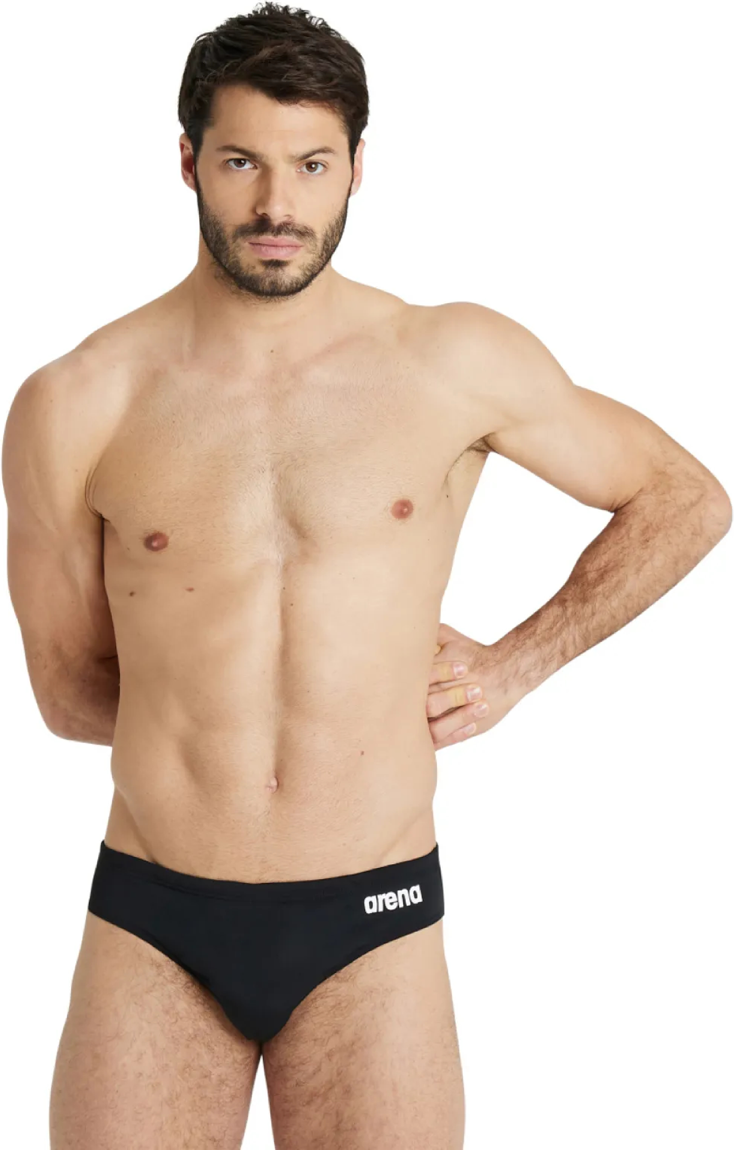 Плавки-слипы Arena Team Swim Briefs Solid 004773-550 80 черные фото 1