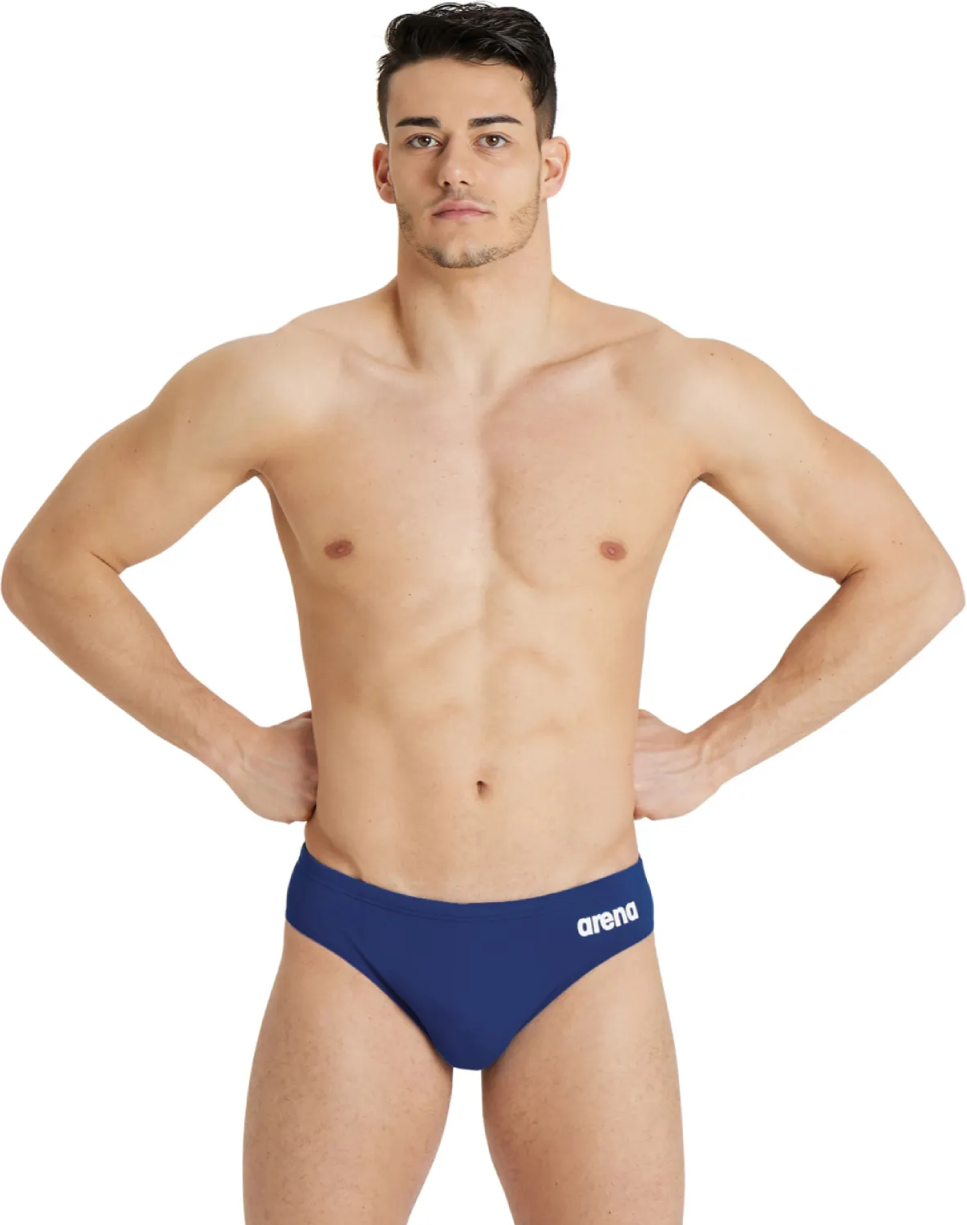 Плавки-сліпи Arena Men'S Team Swim Briefs Solid 004773-750 80 темно-синіфото1