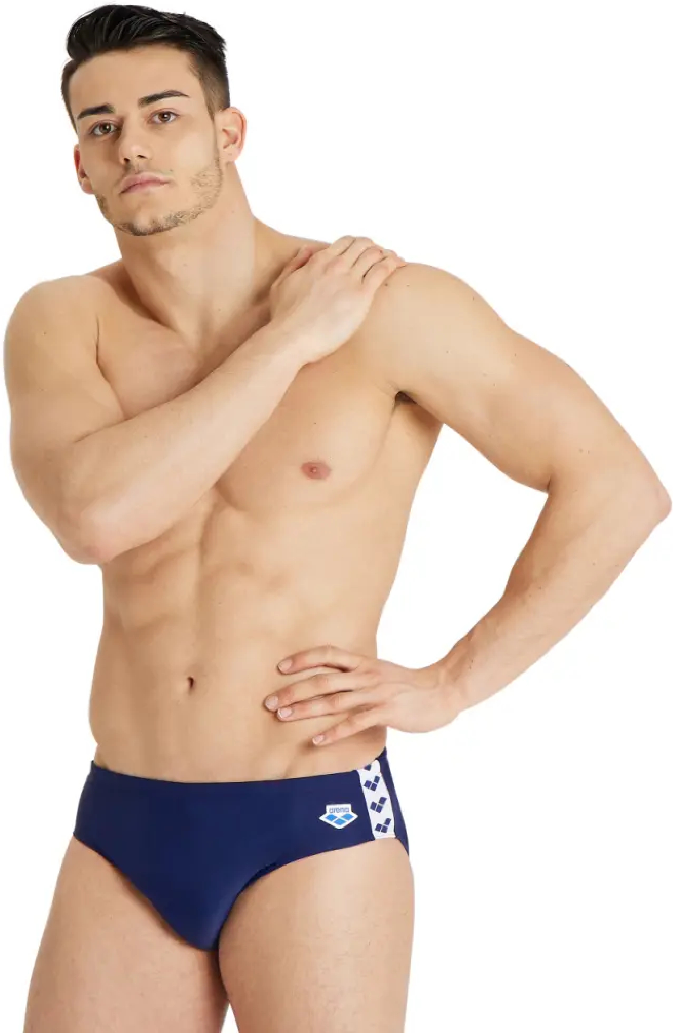 Плавки-слипы Arena Men'S Icons Swim Briefs 005049-700 80 темно-синие фото1