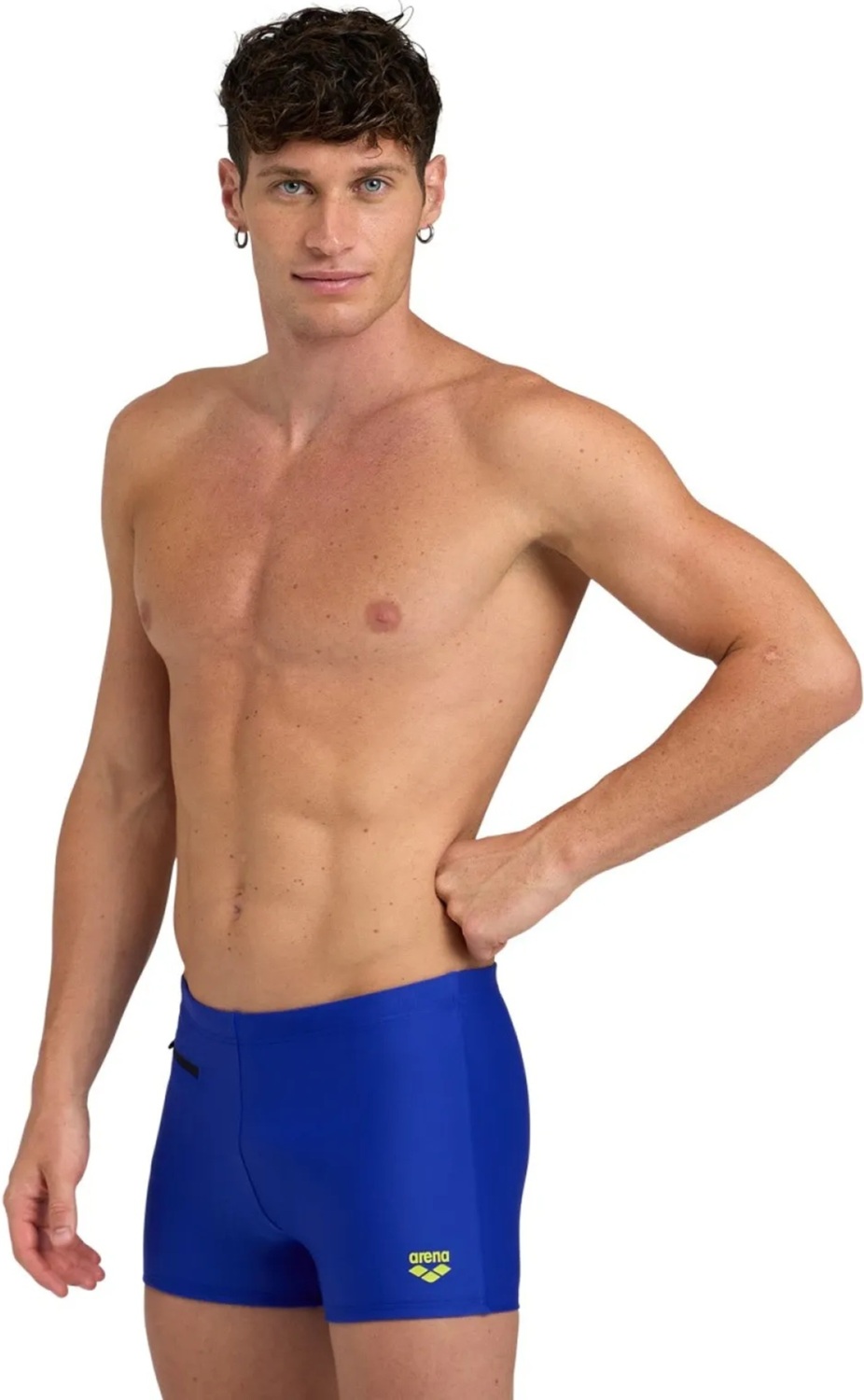 Плавки-боксеры мужские Arena Zip Swim Short 006159-700 80 синие