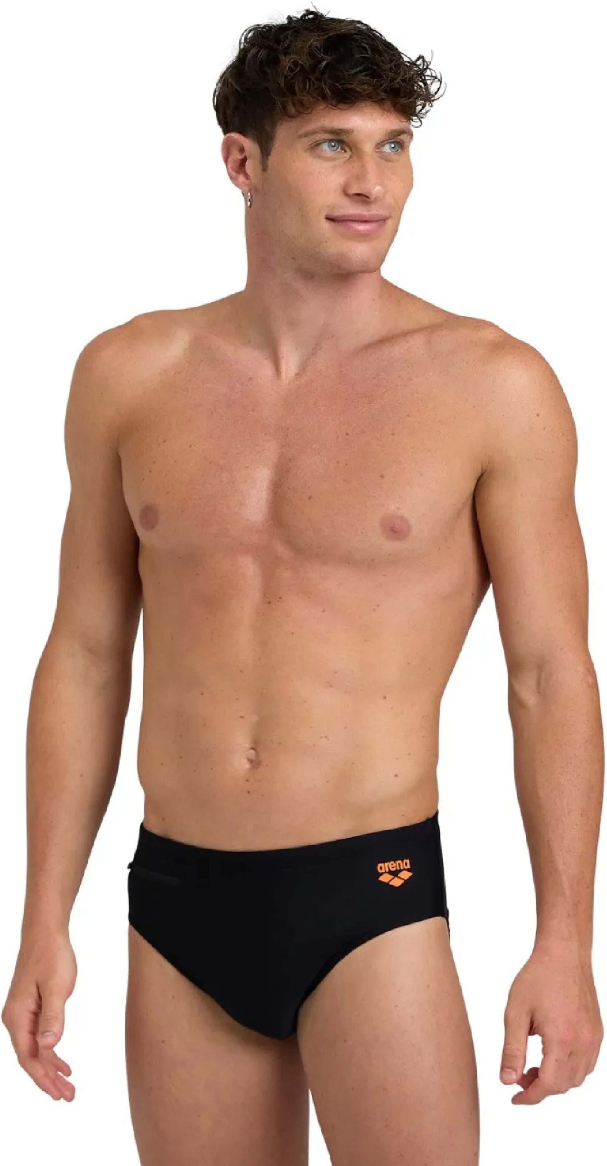 Плавки-слипы Arena Zip Brief 9Cm 006259-500 85 черные фото1