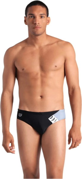 

Плавки-слипы Arena Stripe Swim Briefs 007929-550 100 черные/серые