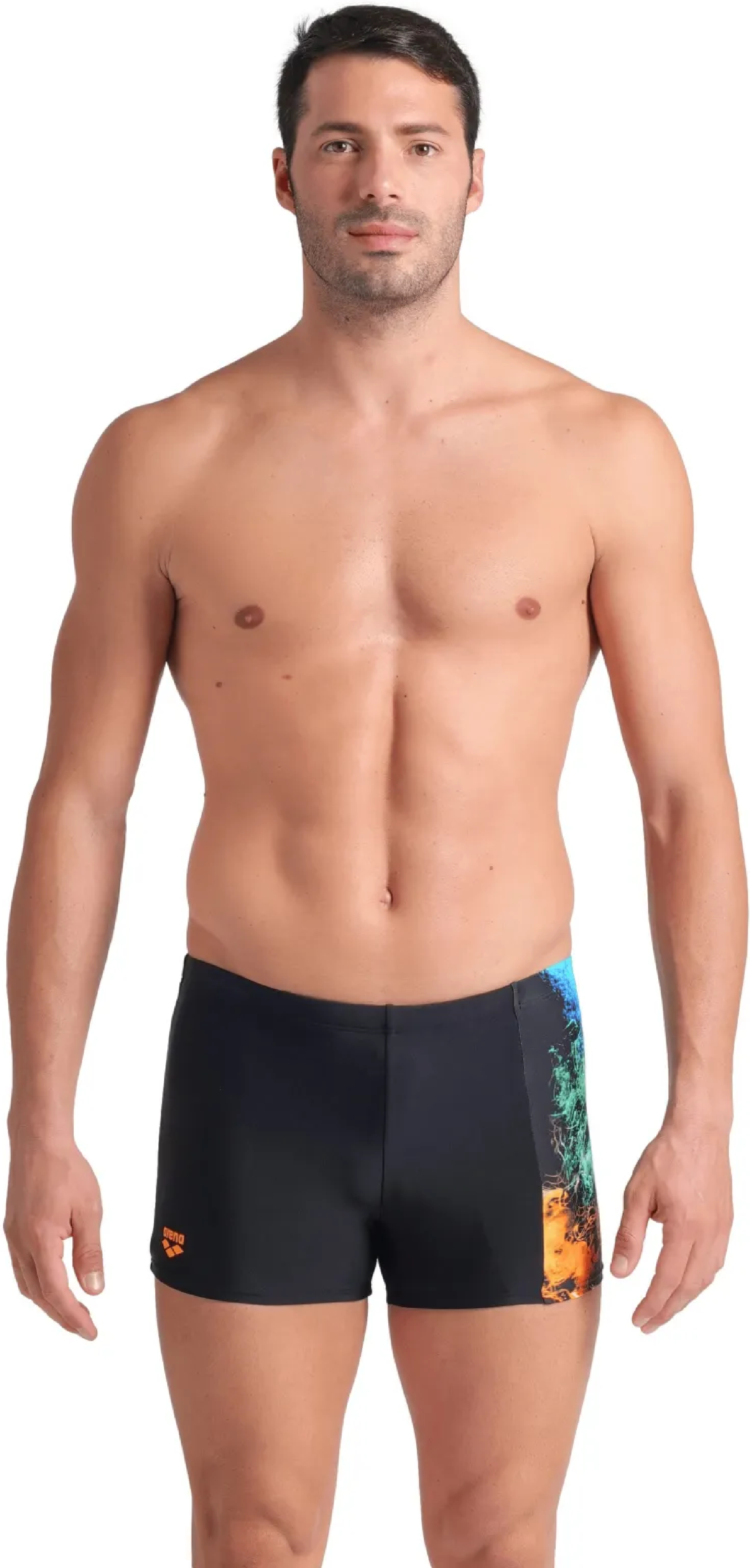 Плавки-шорты Arena Vibrant Swim Short 008938-550 85 черные фото1