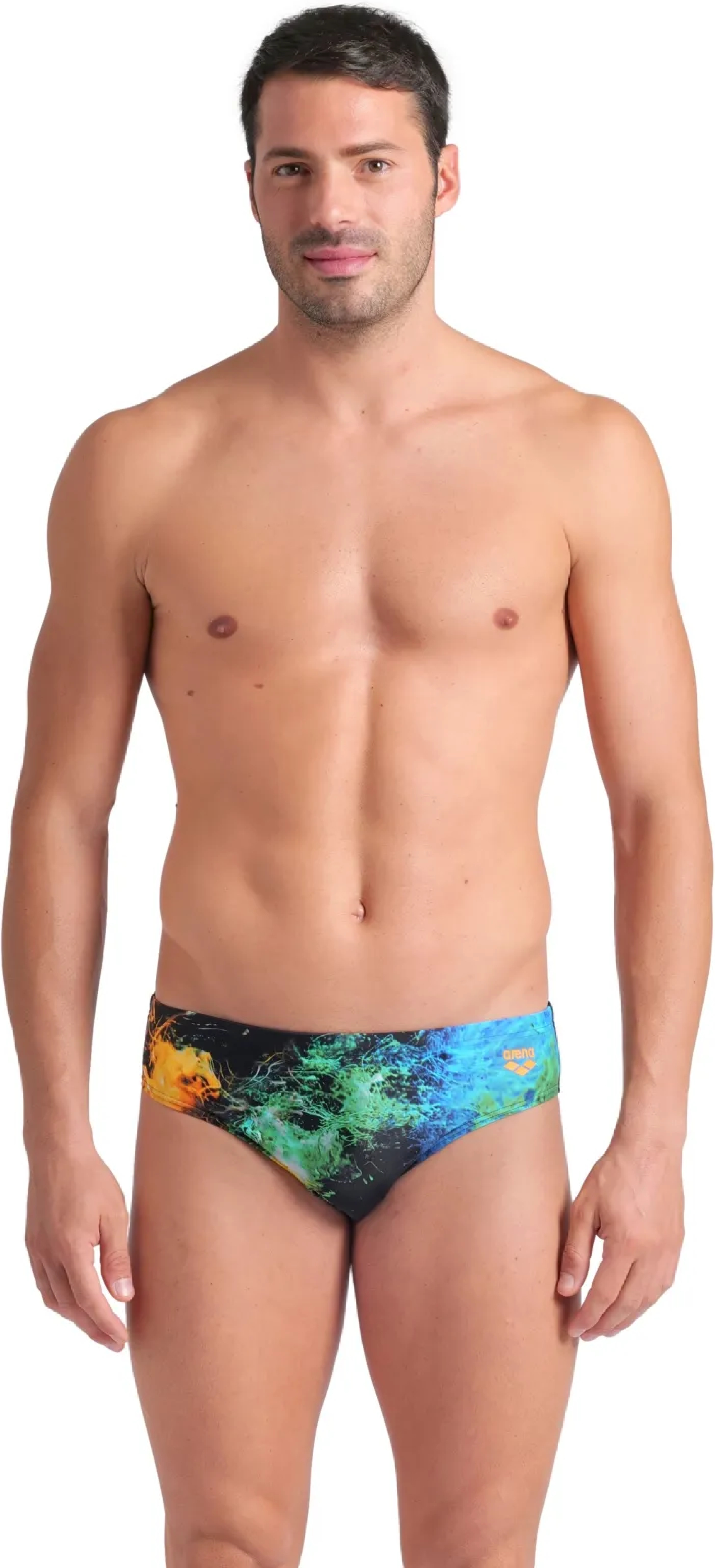 Плавки Arena Vibrant Swim Briefs 008940-550 85 черные фото1