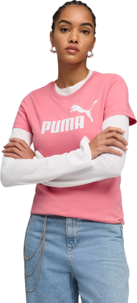 Футболка жіноча Puma Ess No. 1 Logo Tee 682371-25 M рожевафото