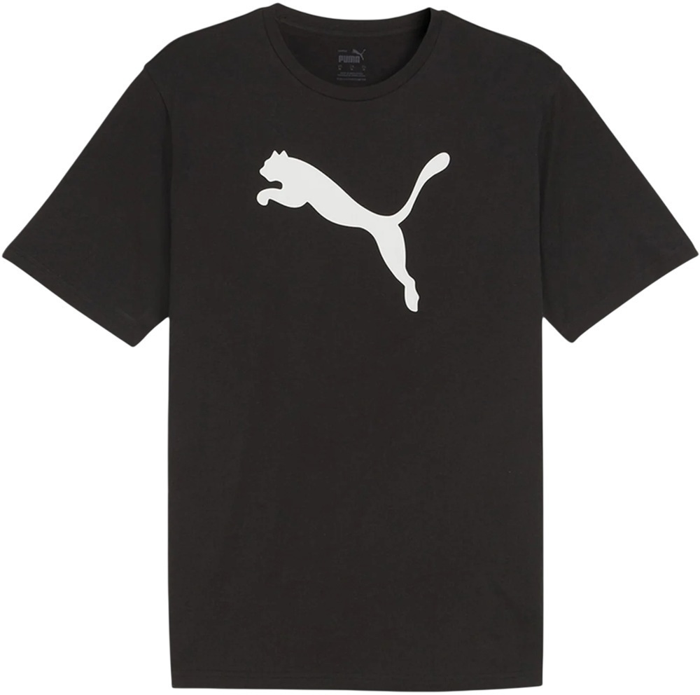 Футболка мужская Puma Teamrise Logo Jersey 658705-03 L черная/белая фото 1