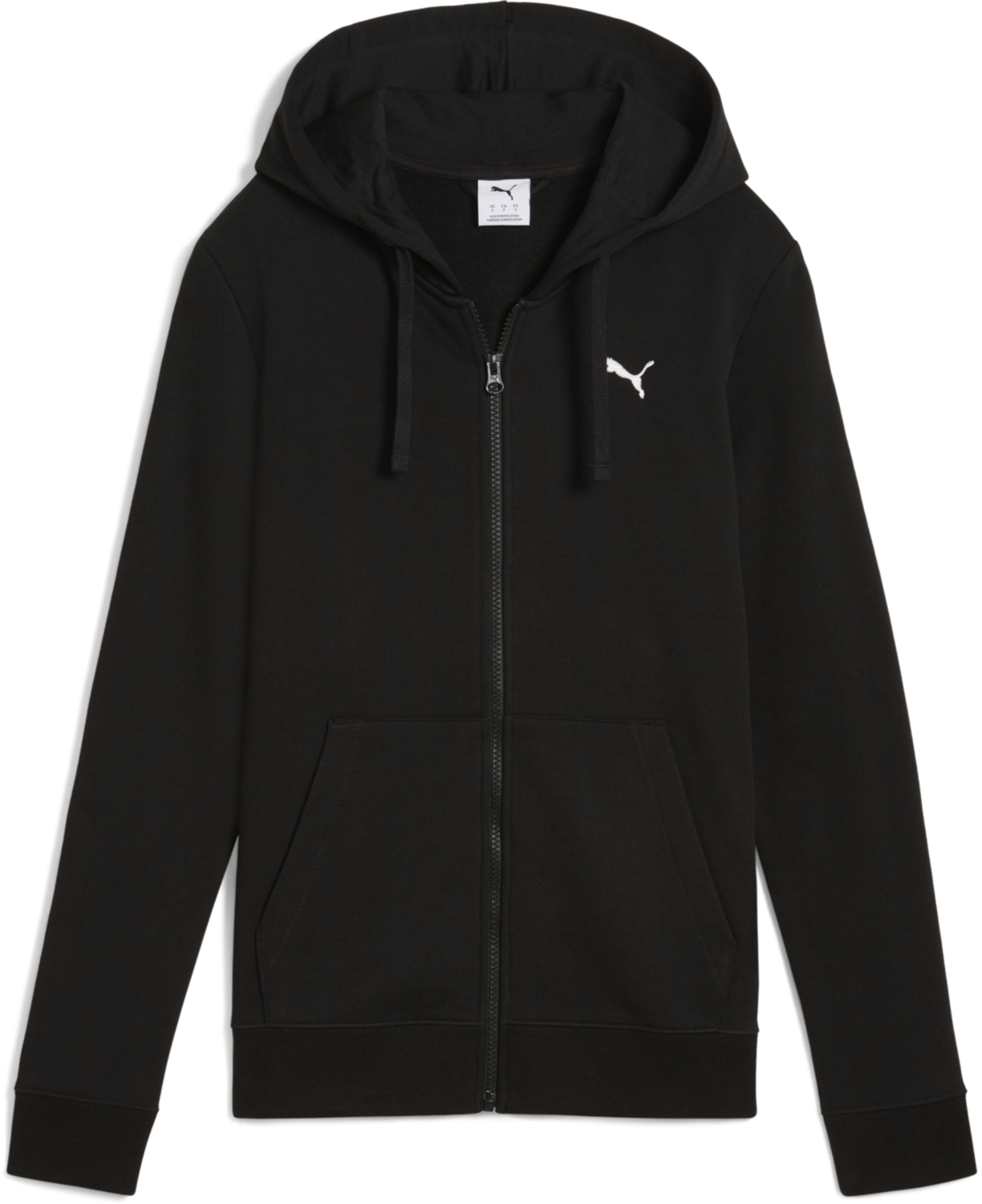 Толстовка жіноча Puma Ess Puma Full-Zip Hoodie 682406-01 XXS чорна