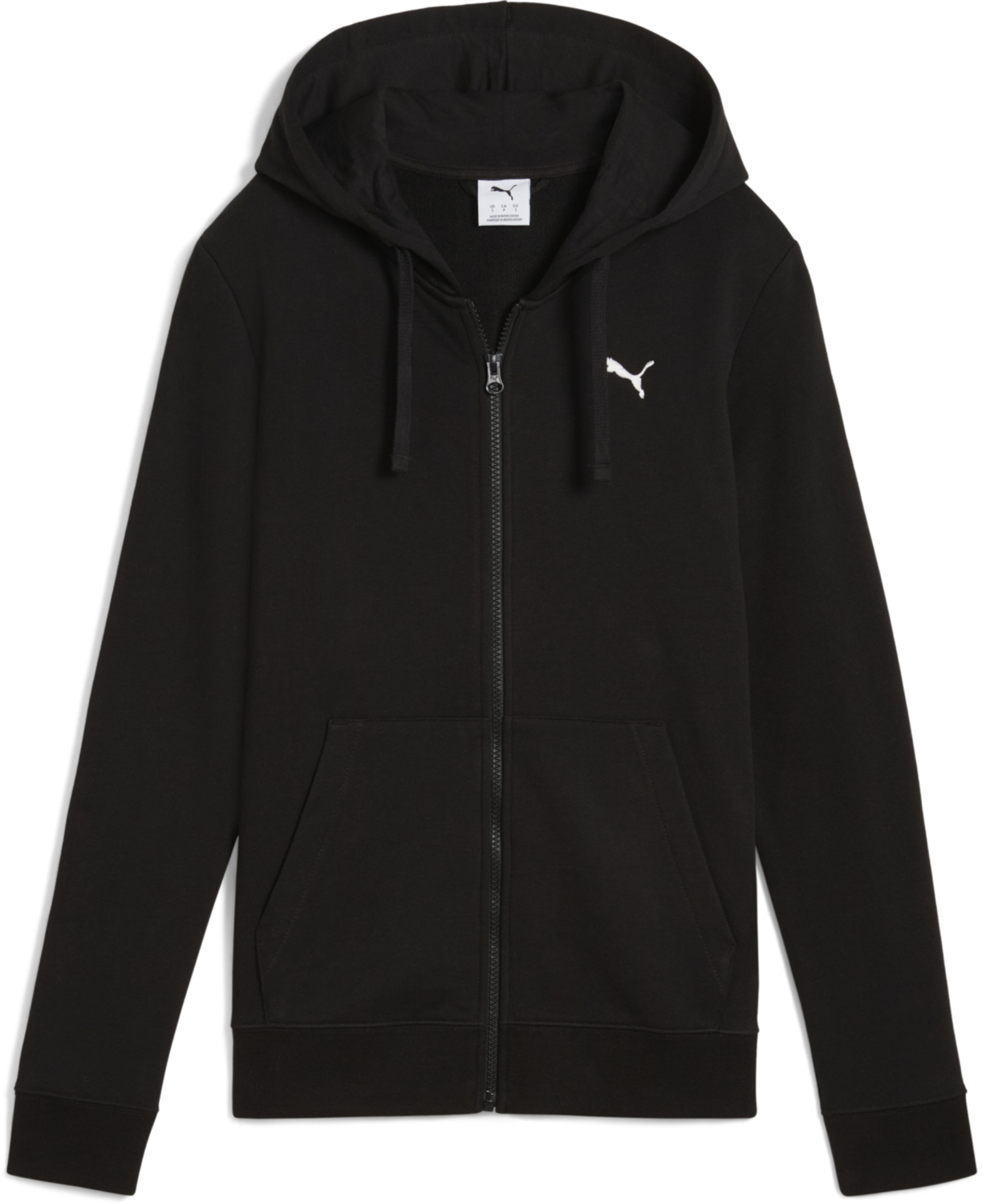 Толстовка жіноча Puma Ess Puma Full-Zip Hoodie 682406-01 L чорна