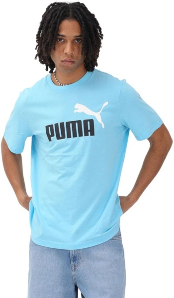 

Футболка мужская Puma Ess 2 Color No. 1 Logo Tee 684708-47 S голубая