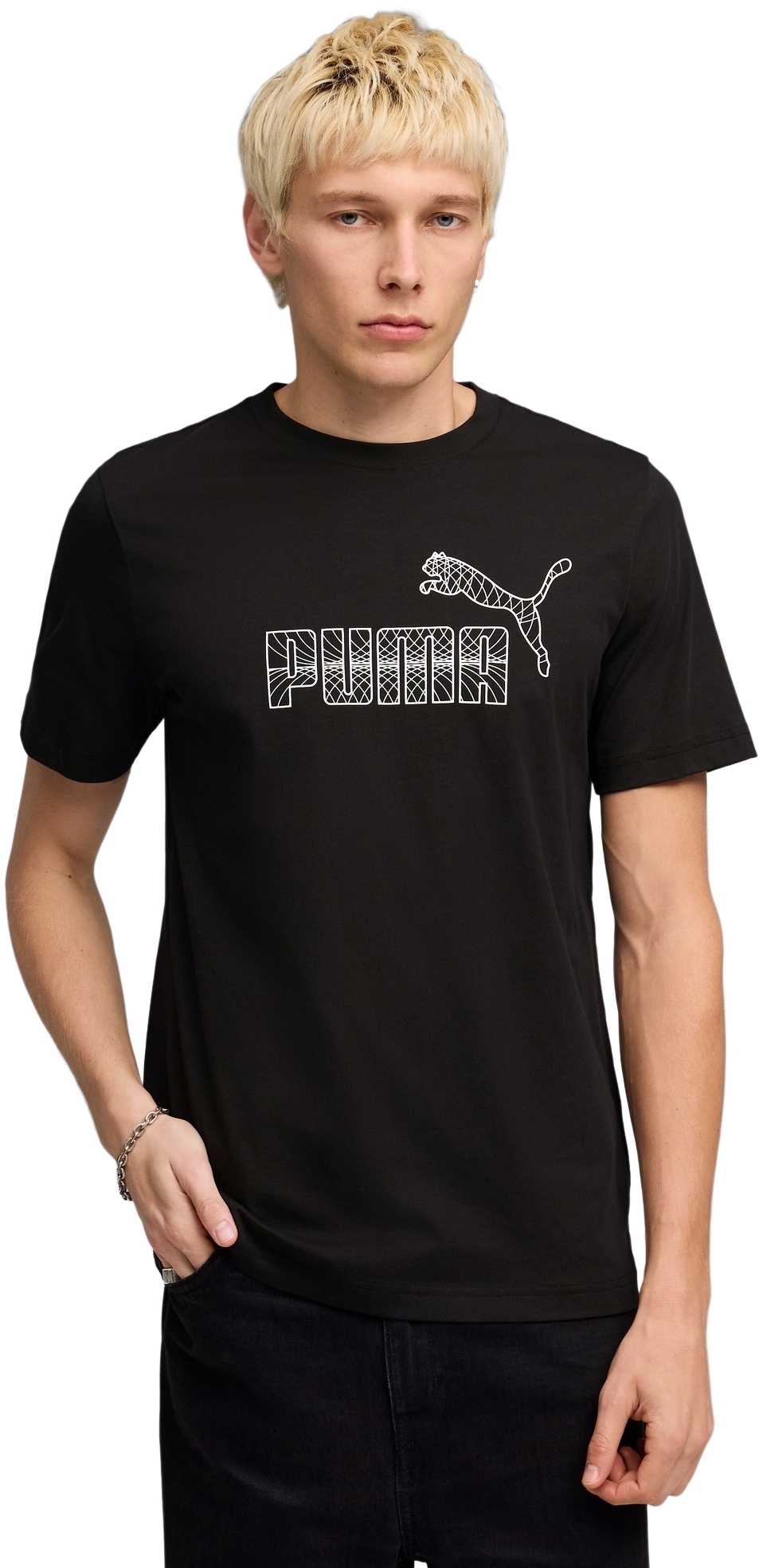 Футболка мужская Puma Graphic Tee 691773-01 L черная фото 1