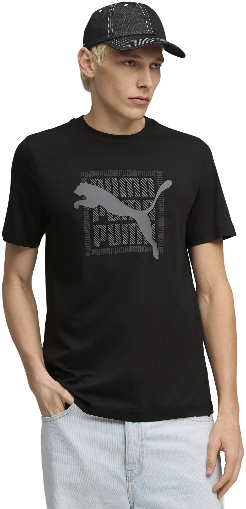 Футболка мужская Puma Graphic Tee 691775-01 M черная фото 1