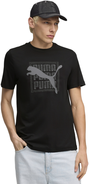 Футболка мужская Puma Graphic Tee 691775-01 L черная фото 