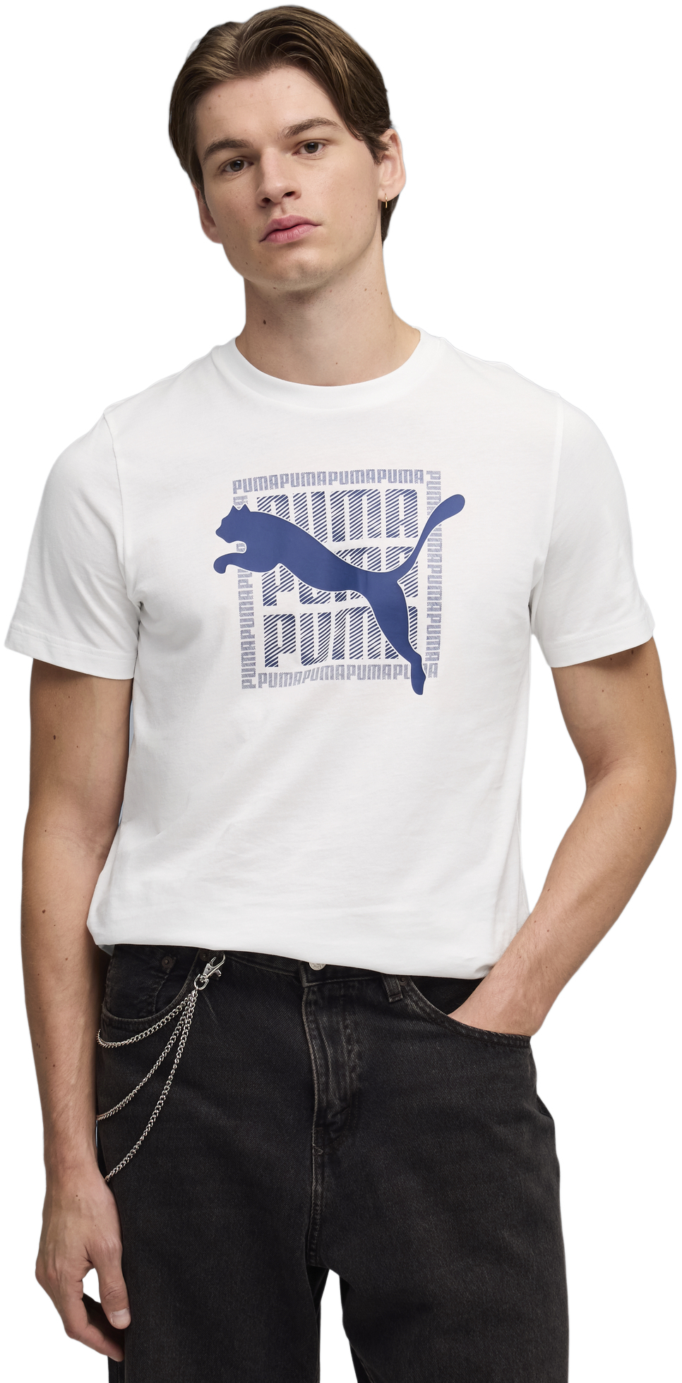 Футболка мужская Puma Graphic Tee 691775-02 L белая фото 1