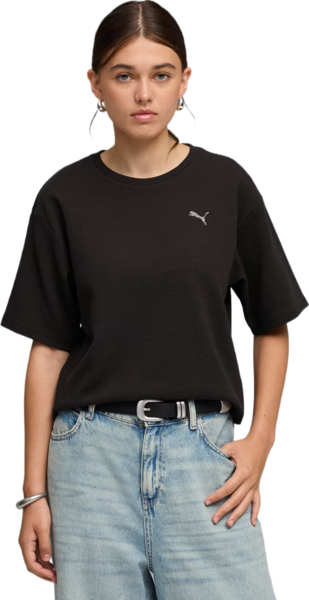 Футболка жіноча Puma Ess Elevated Tee 691813-01 L чорнафото