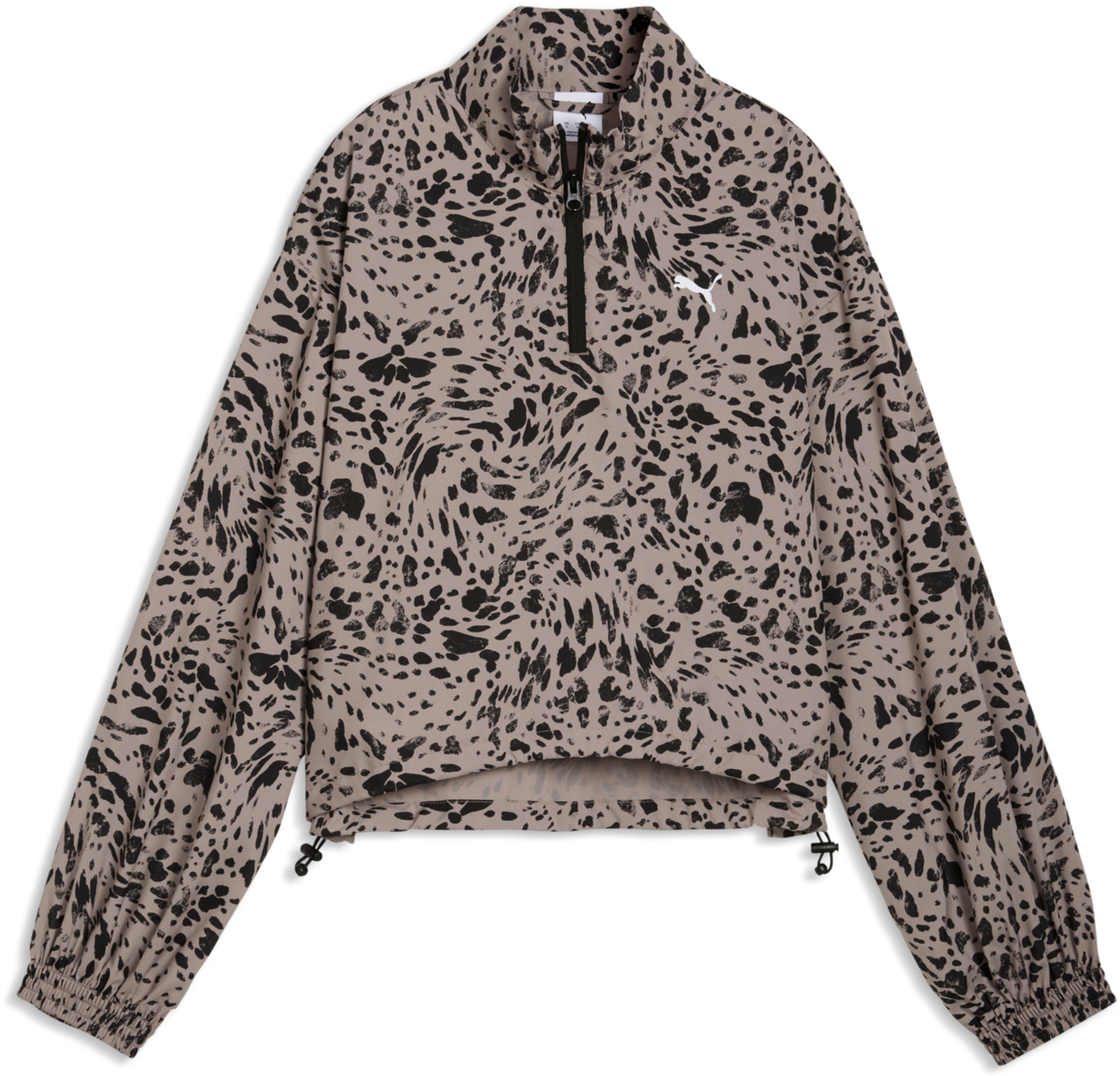 Спортивна кофта жіноча Puma Ess Graphic Animal Half-Zip 692465-88 M бежева