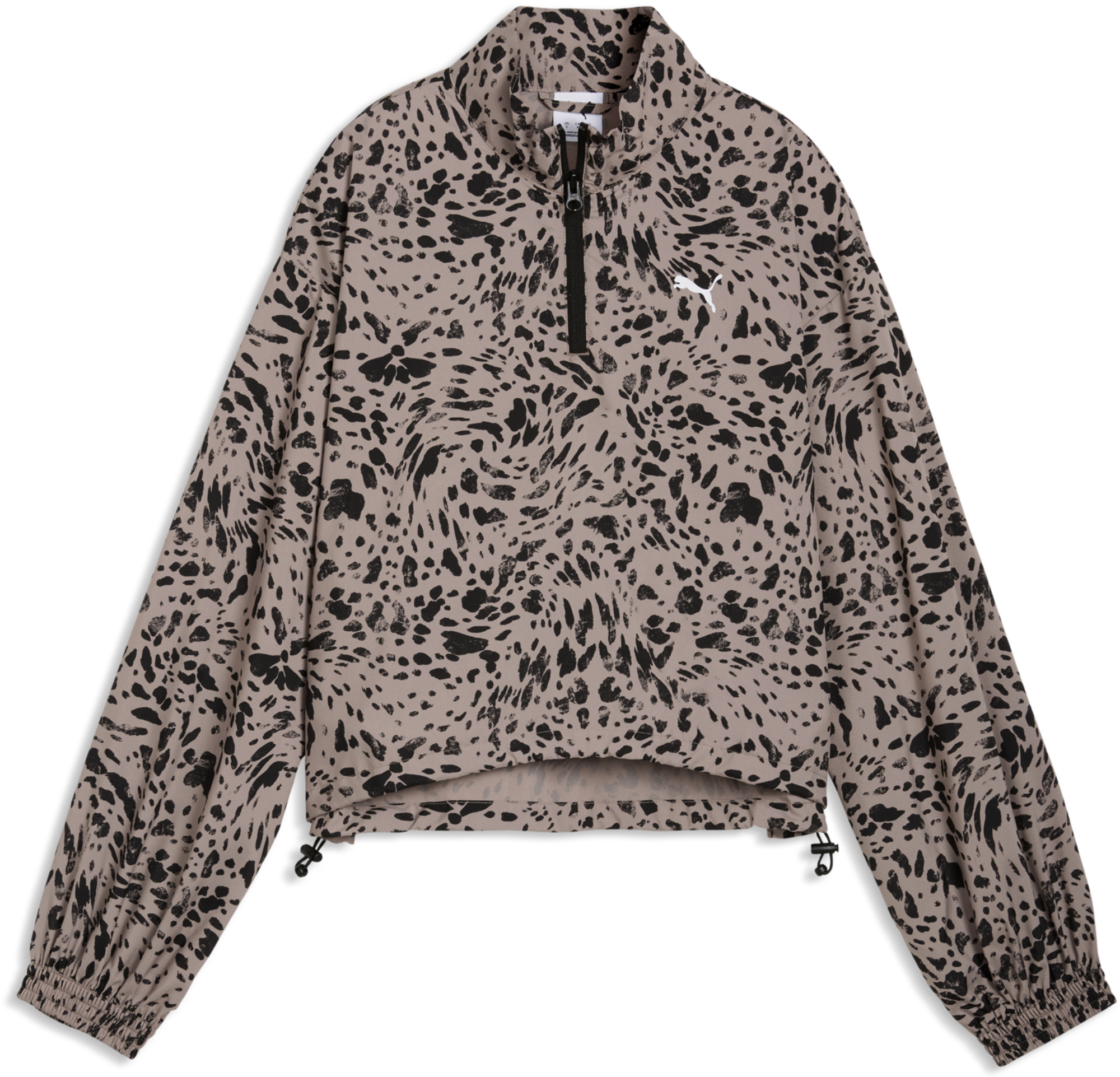 Спортивна кофта жіноча Puma Ess Graphic Animal Half-Zip 692465-88 M бежевафото1