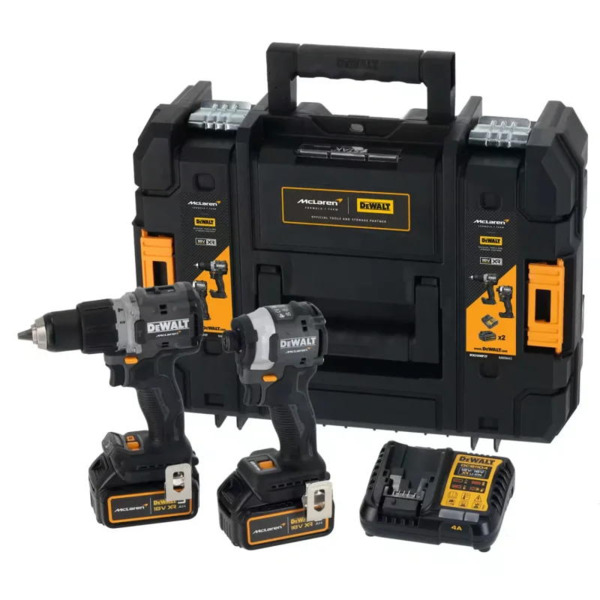 

Набор из двух аккумуляторных инструментов DeWalt McLaren F1 TEAM LIMITED EDITION 18В XR (DCK200MP2T)